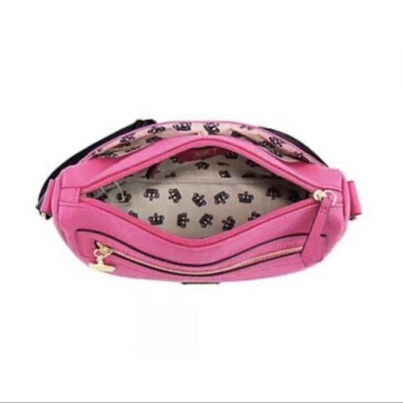 Juicy Couture Preppy Pink Good Sport CrossBody NWT barbiecore casual medium size - Picture 2 of 7